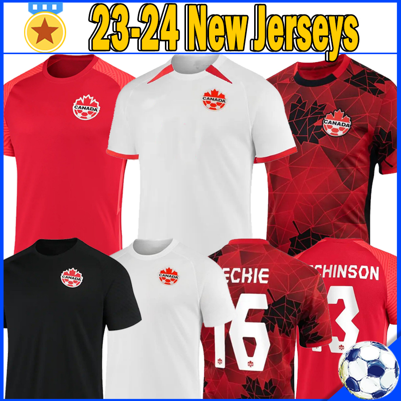 

23 24 Canada Soccer Jerseys national team Home Away Kits 2022 DAVIES DAVID LARIN CAVALLINI LARYEA MILLAR HOILETT 2023 2024 The Lates Men kids jersey football shirts, Jianada 2022 third patch
