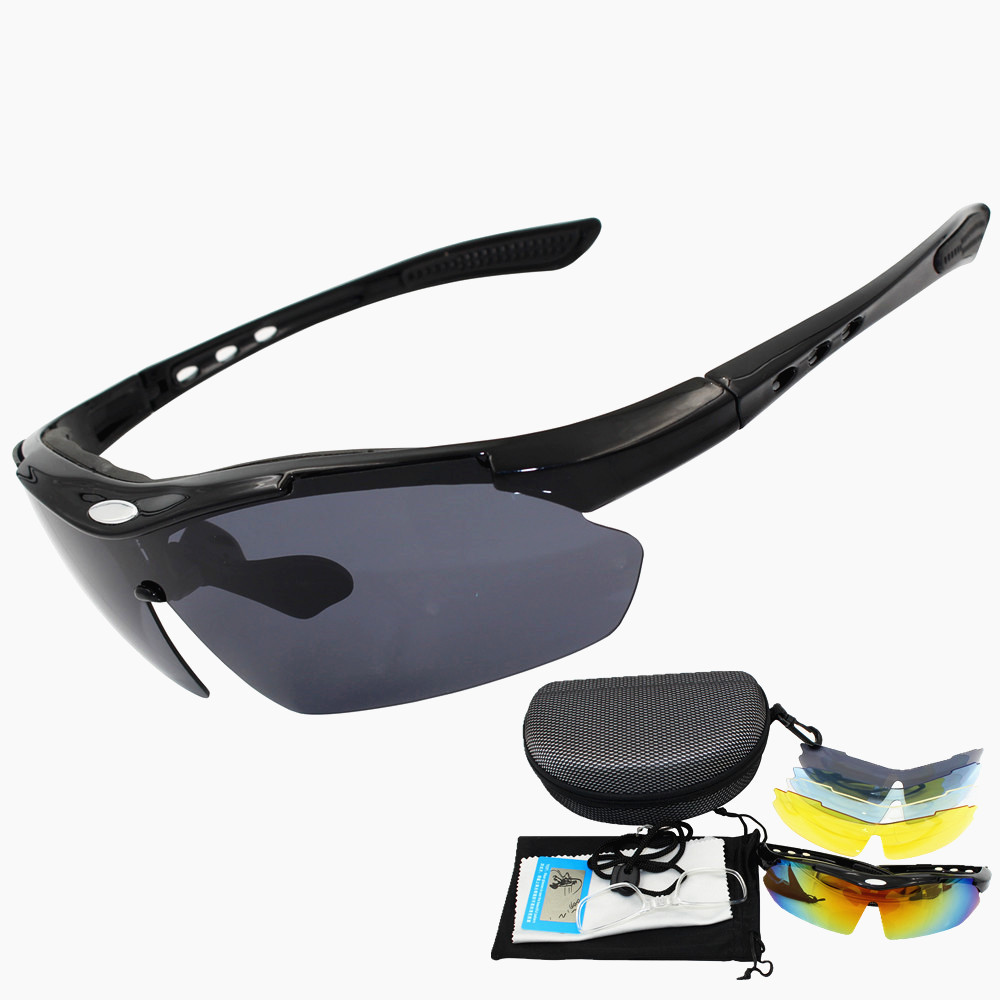 

Polarized Riding Outdoor Eyewear Men's and Women's Sports Goggles Cycling Eye Protection Sunglasses 5 Lenses