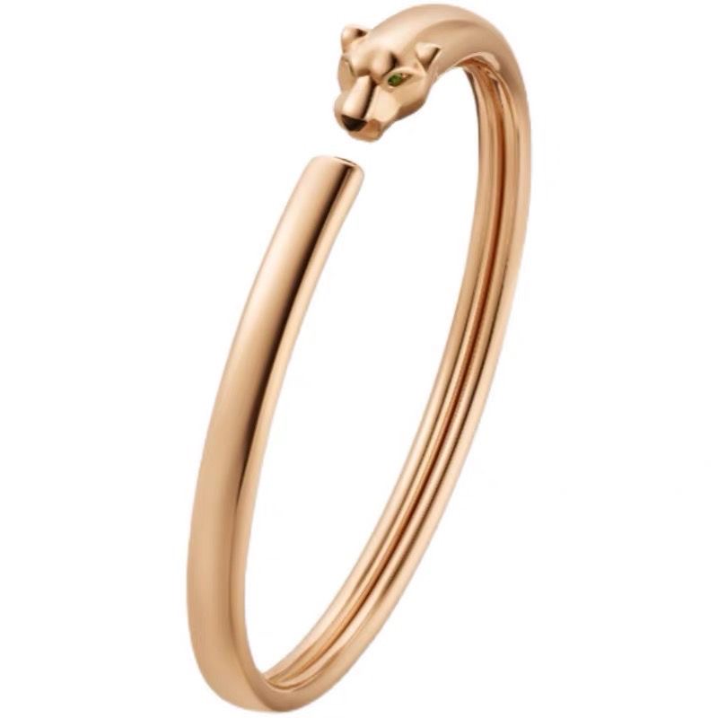 

Designer bracelet Street trend personality gold bangle domineering black spotted cheetah Bracelet leopard high quality free gift lovers party luxury love