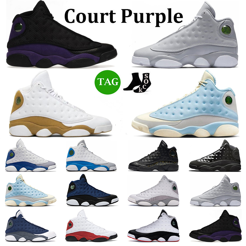 

2023 Basketball Shoes 13 13s French Blue starfish obsidian Chicago Gold glitte lucky green Playoffs court purple men sports trainers Designer sneakers, #32