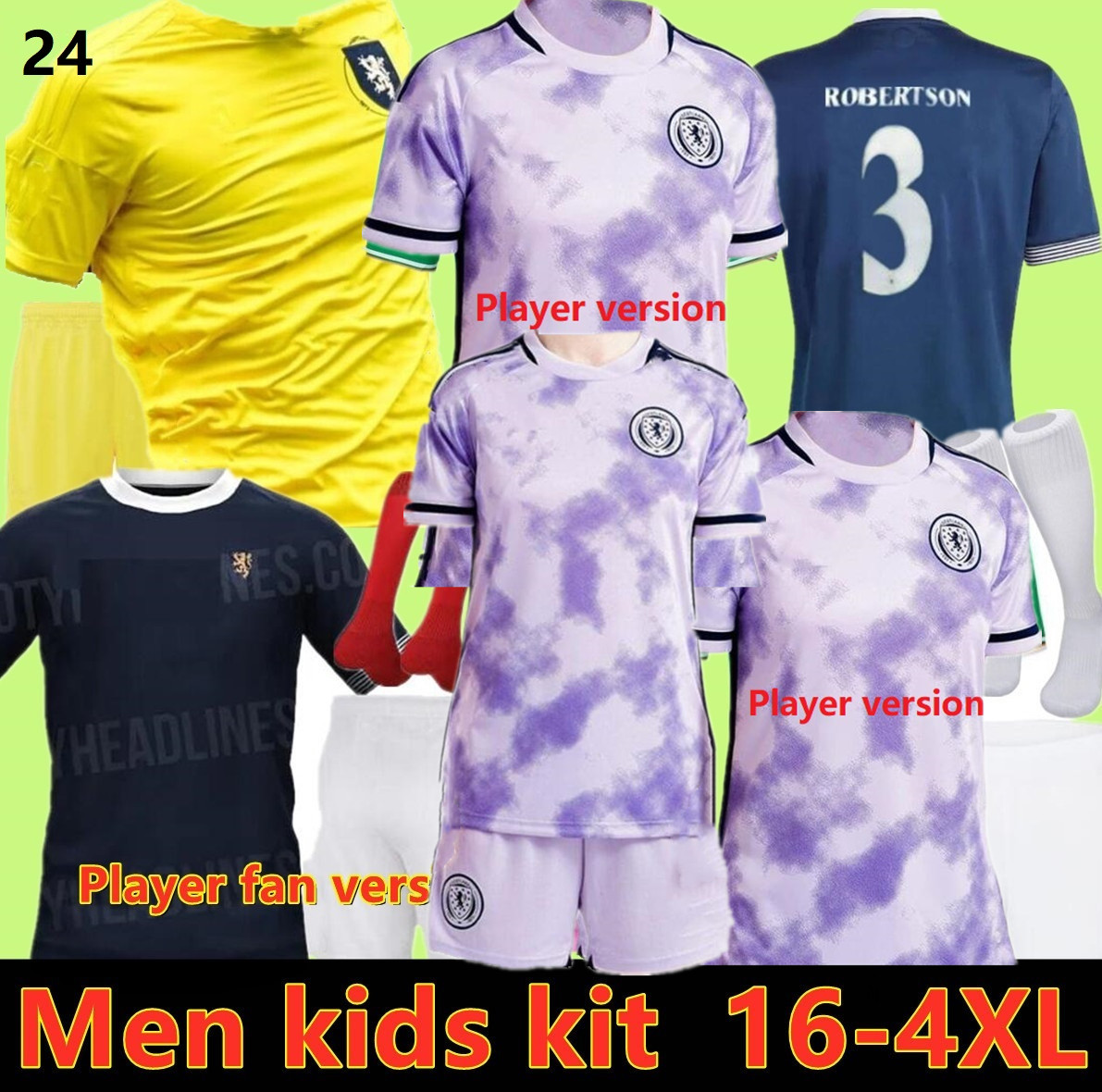 

3XL  2024 Scotland 150th Anniversary soccer jerseyS Special edition TIERNEY DYKES ADAMS Goalkeeper football shirt 23 24 CHRISTIE McGREGOR MCGINN McKENNA men, White