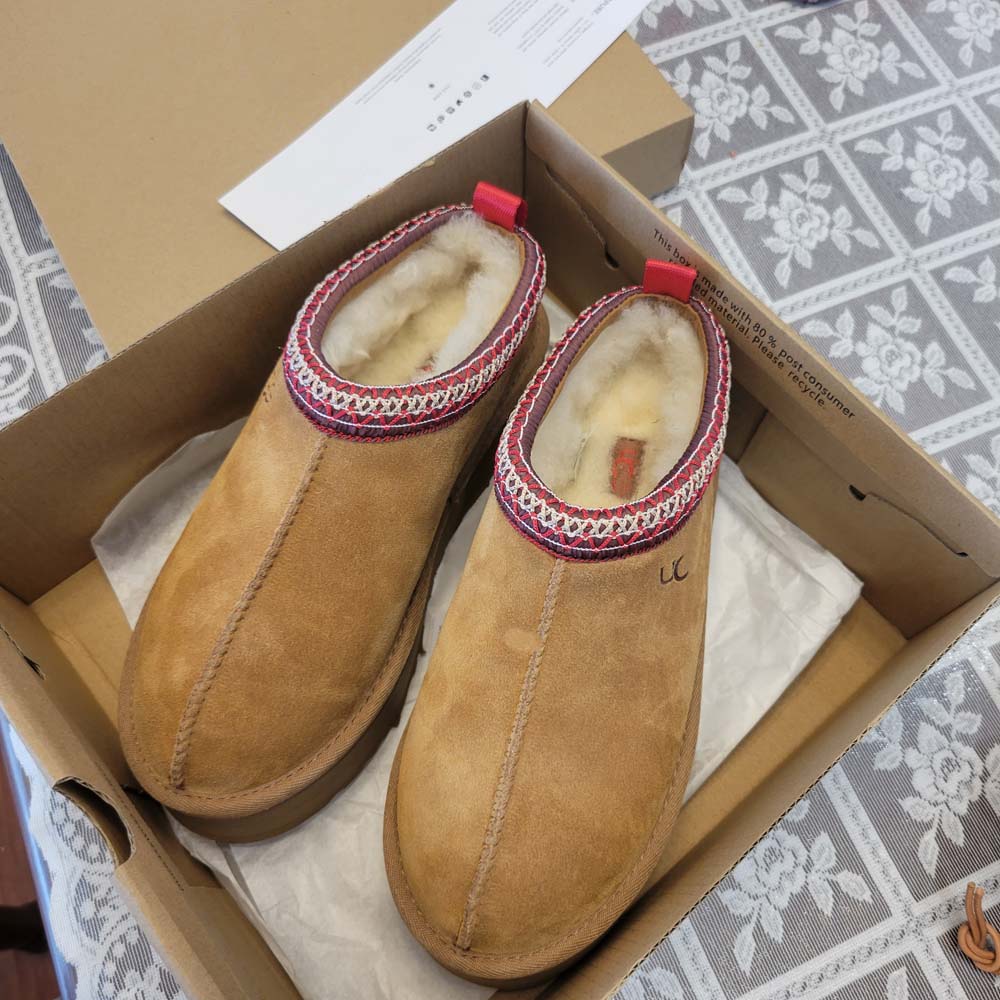 Womens Tazz Slippers Tasman Designer Luxurious Fur Slides Classic Mustard Seed Ultra Mini Boot Petites Suede Wool Blend Winter 2024 Booties Size