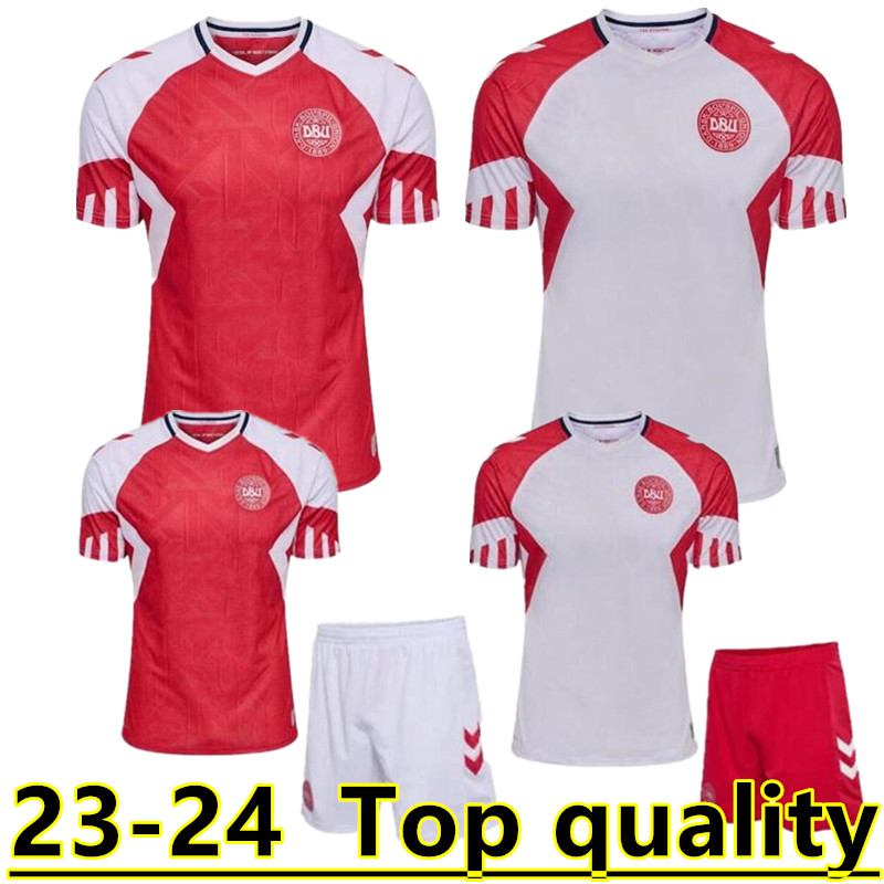 

2023 2024 Denmark Soccer Jerseys ERIKSEN HOJBJERG national team HOME AWAY football Shirts 23 24 CHRISTENSEN SKOV OLSEN BRAITHWAITE DOLBERG 666, Red