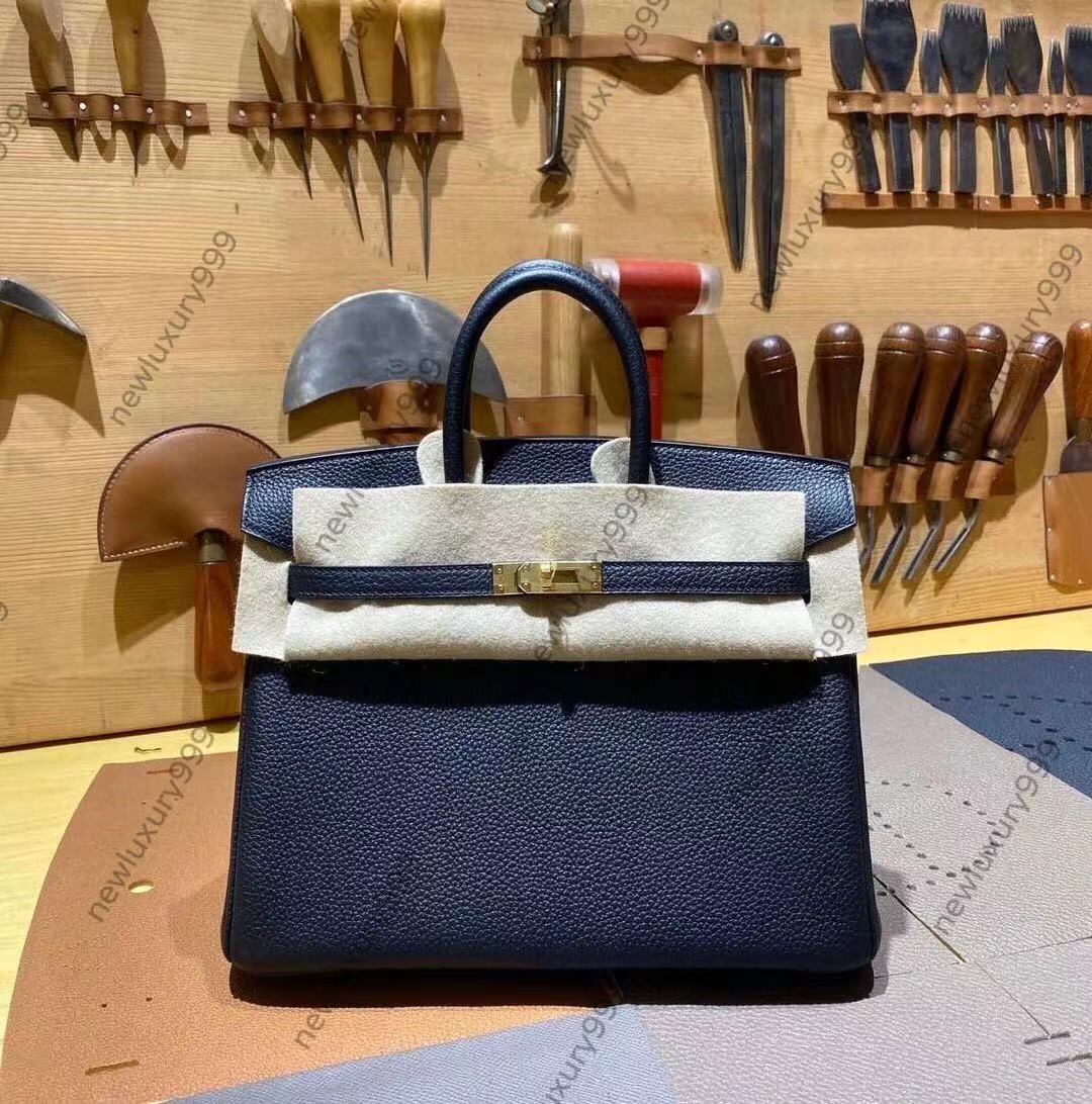 

10A Luxury Handwork Designer bag Business Fashion Handbag Classic Tote bag Party banquet purse 25cm 30cm Togo leather 18K exquisite electroplating hardware, Pink