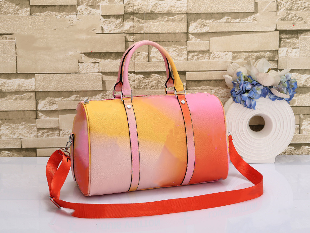 

MT Women's Luxury Designer Travel Tote Large Tote Bag Capacity PU Leather Men's Outdoor Luggage Tote Denim Bag Designer Crossbody Bag Tote 43cm