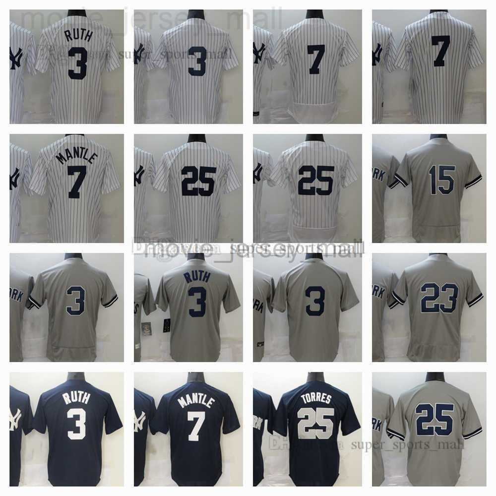 

Mantle Baseball Jersey Ruth 3 Thurman Munson 15 Don Mattingly 23 Gleyber 25 Torres 2022 New Stitched Jerseys Men Women Youth, As picture
