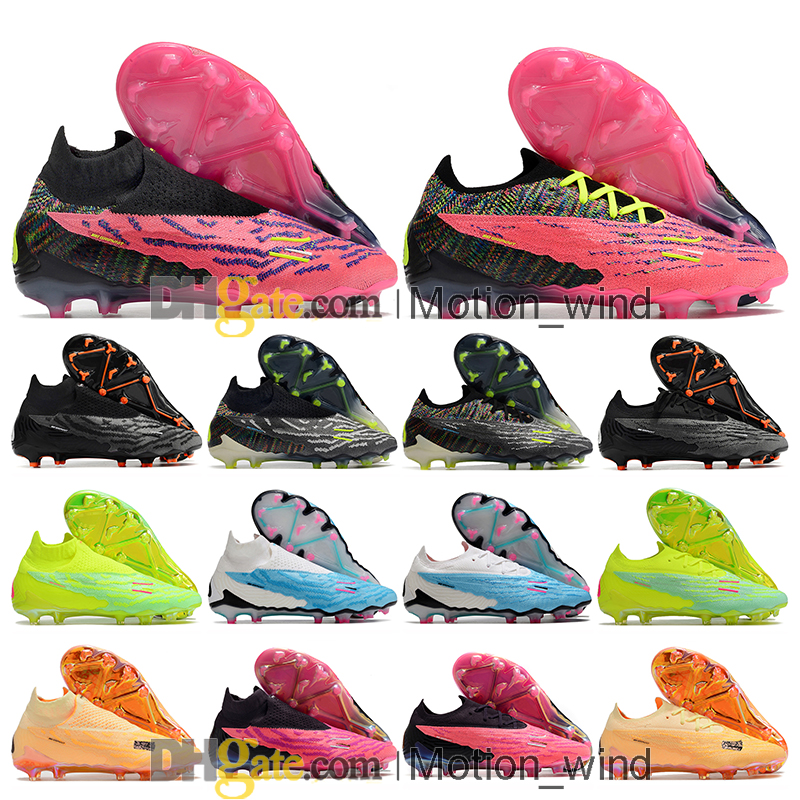 

Gift Bag Mens Ankle Football Boots Ghost Phantom GX Elite DF FG Firm Ground Cleats Neymar ACC Soccer Phantom GT Shoes Top Outdoor Trainers Botas De Futbol, Color 9