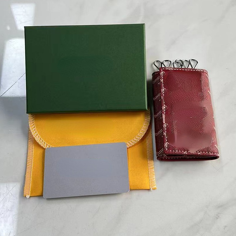 

Luxury Key Case Keychain for Men and Women 6 Chain Printed Letters Korean Multi-Function Car Key Case, Aspic