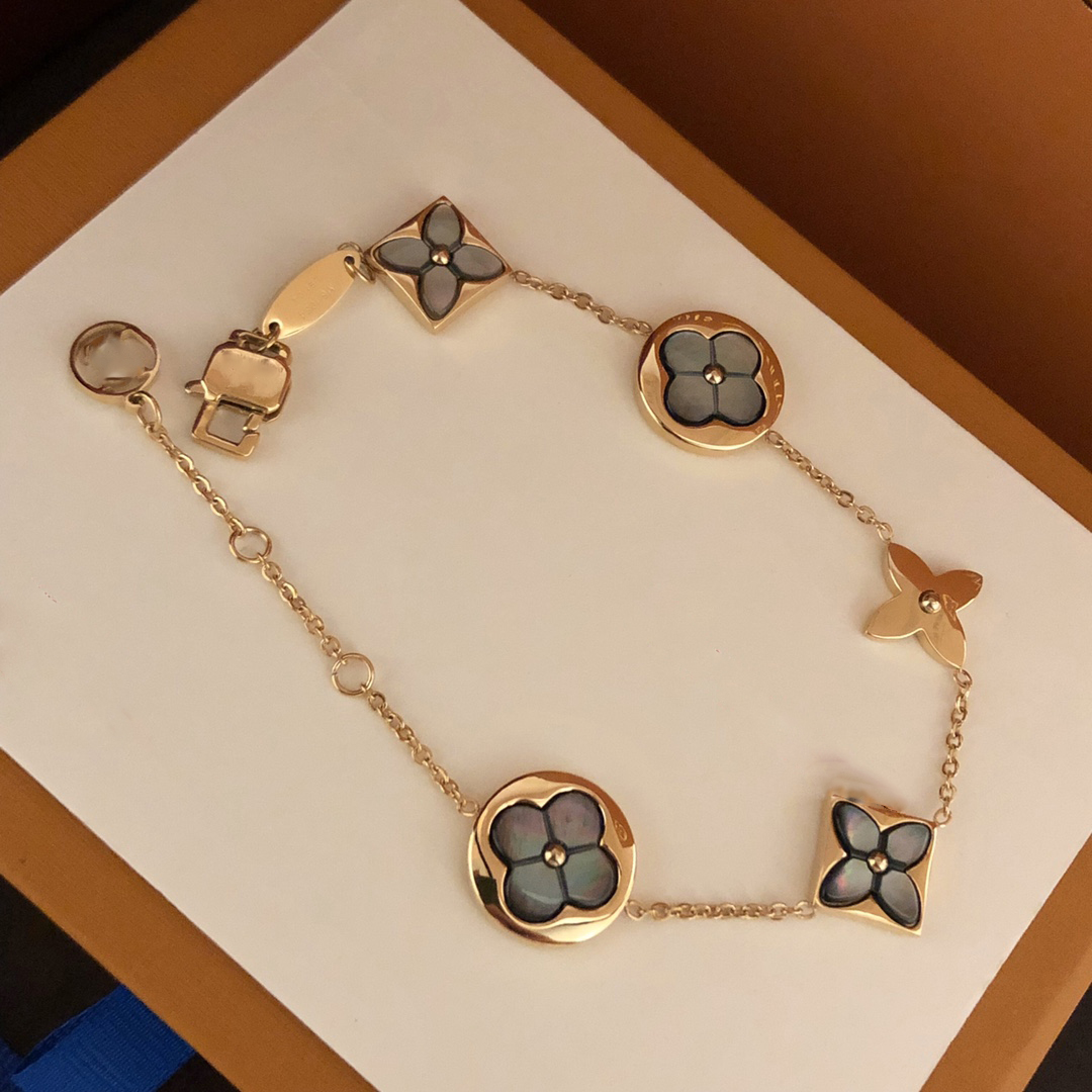 

2023 Luxury fashion women's bracelet designer classic multifarious bracelet white Fritillary grey Fritillary no box