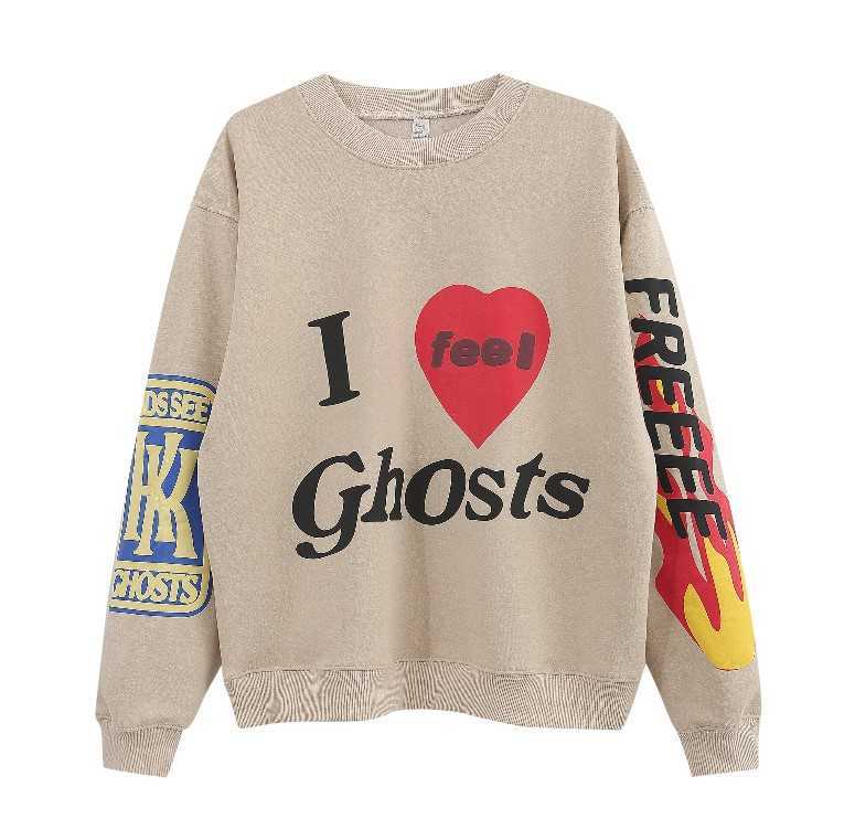 

Kanyes CPFM Kanyes's smiling face foam printing loose round neck sweater is the same fashion as Ouyang Nana for men and women, Shipping fee