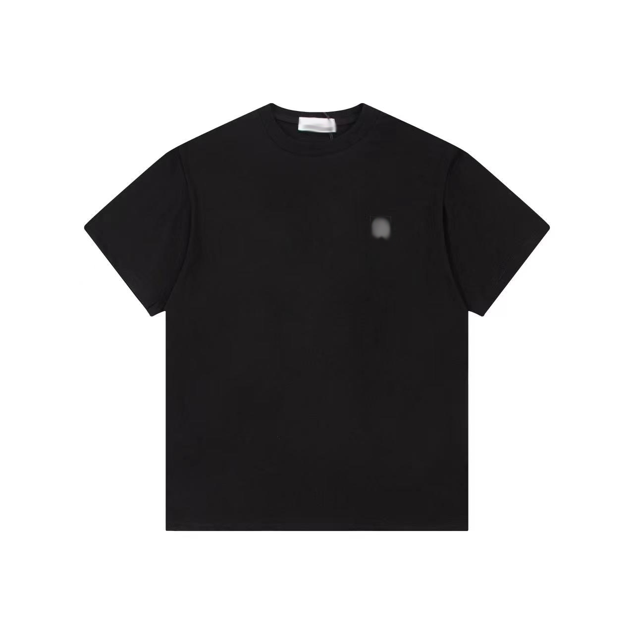 

Mens t shirts classic Short Sleeve fashion style causal Tees Badge embroid Clothes, Black