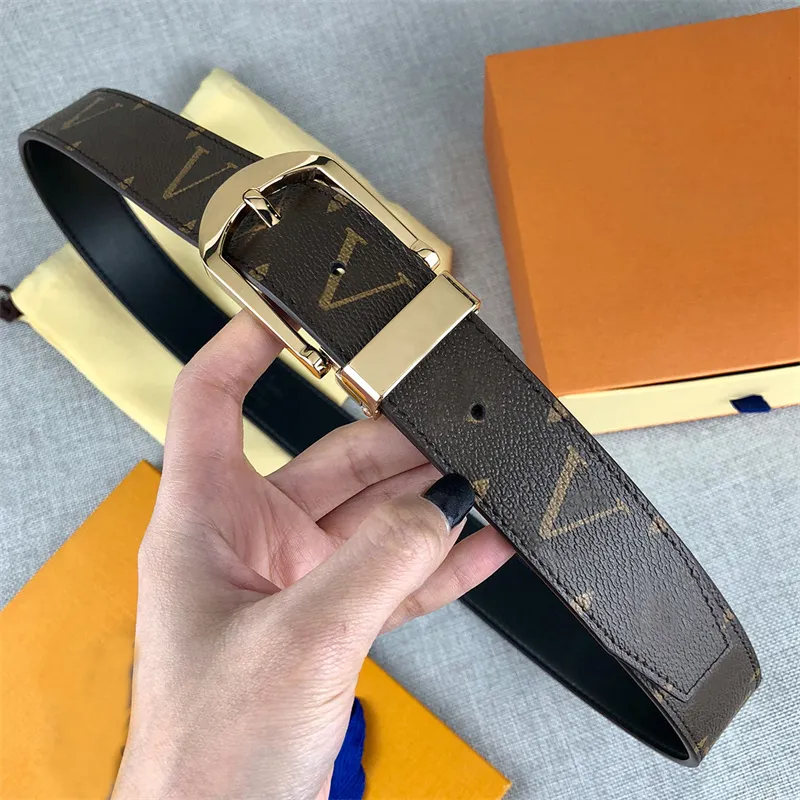

Women Leather Designer Belts Mens Luxury Belt Silver Gold Buckle Belts Fashion Genuine Leather Belt Waistband Cintura Ceintures 2304061D, Width:3.4cm