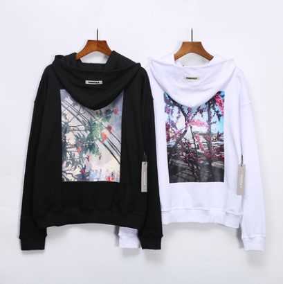 

FOG Double Line ESS FLOWER IRON HOODIE FOG LOOSE HOODIE PULLOVER SWEATER TREND, Shipping fee