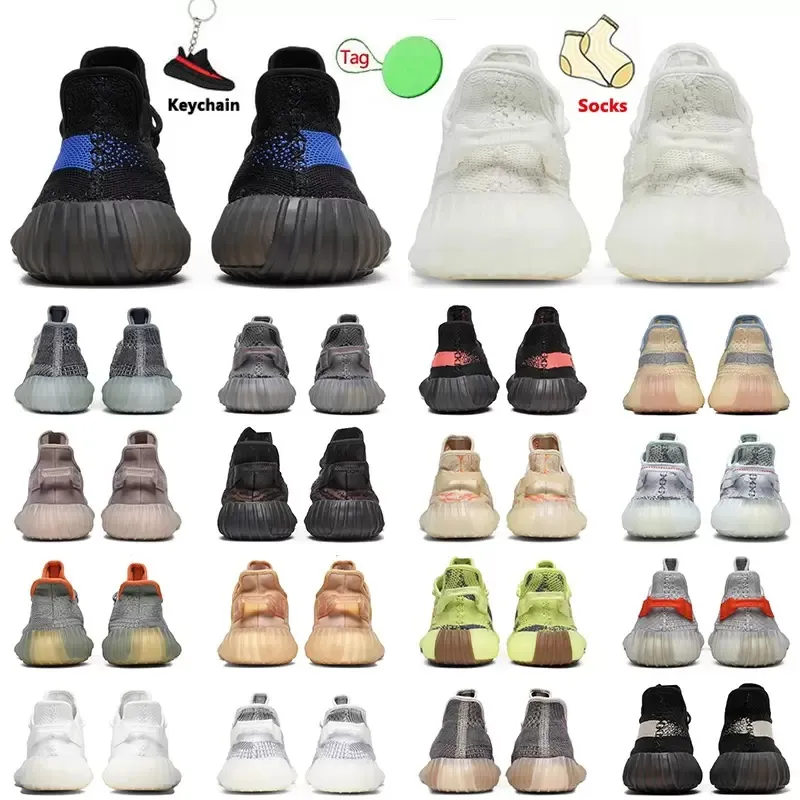 Designer Running Shoes Zebra v2 3M Reflective CMPCT Slate Red Blue White Butter Clay Triple White Beluga 2.0 west 350 350s shoe sneakers with box