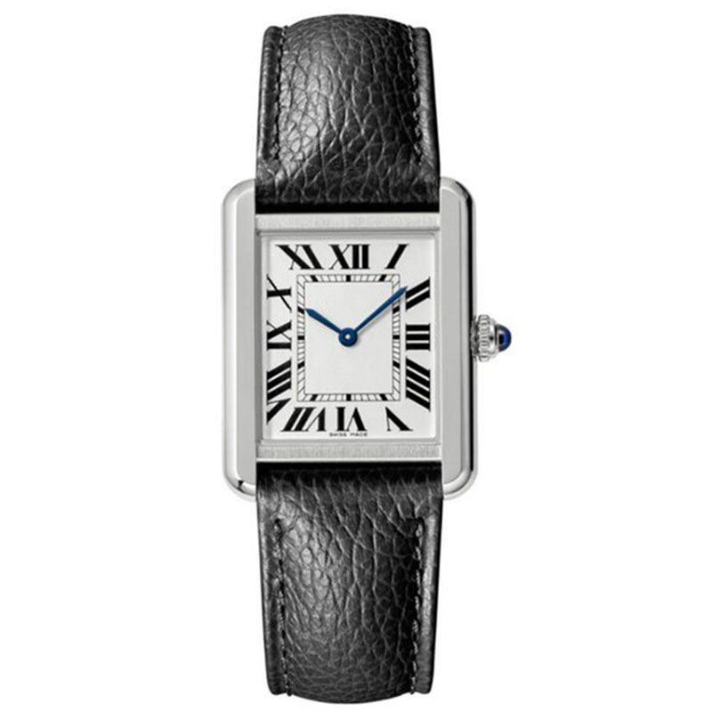 Fashion Luxury watch womens reloj de mujer tank watches for women mechanical Diamond Rose Gold Platinum rectangle watch stainless steel ladies elegant gift 