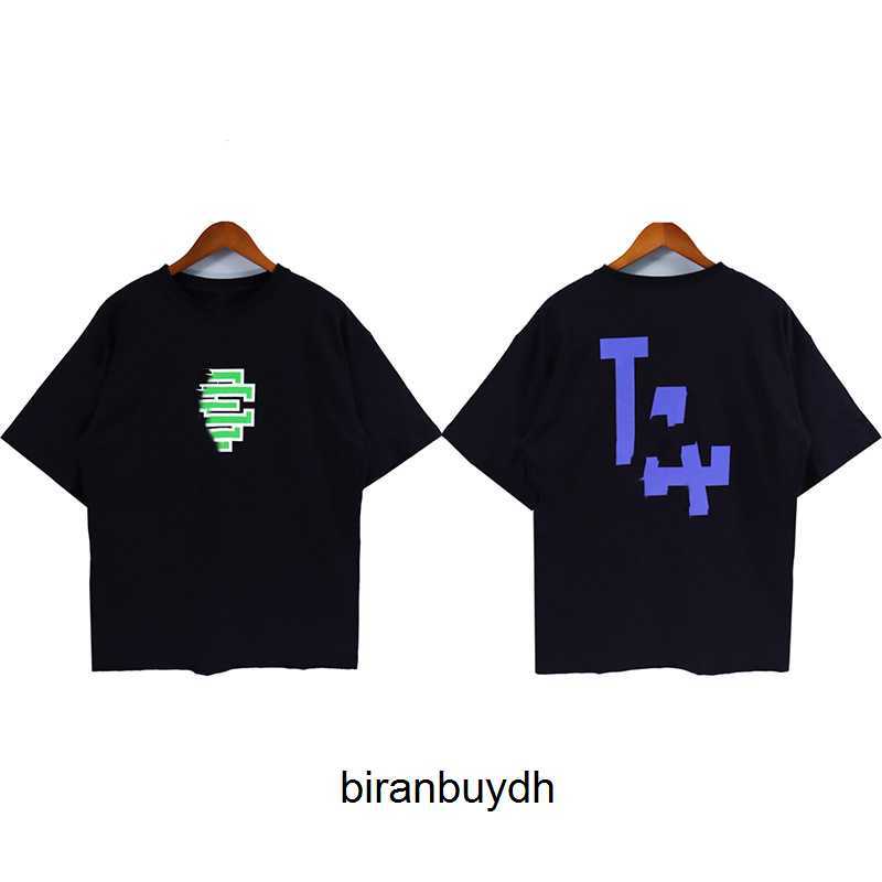 

Men's T-shirts Eric Emanuel 23 Summer American High Street Relaxed Casual Men and Women Lovers Same Short Sleeve T-shirt, Black