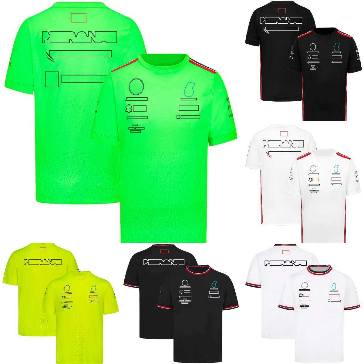 

Formula 1 Racing Team T-shirt F1 2022-2023 Season Driver T-Shirt Polo Shirt Motorsport Summer Men's Breathable T-shirts Short Sleeves