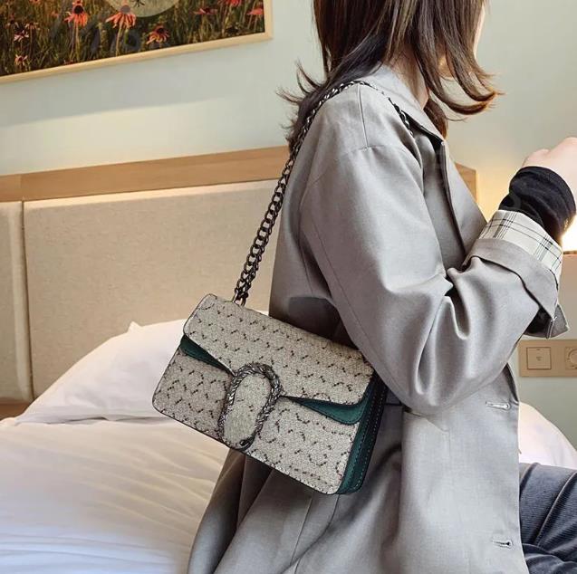 

Fashion Satchel Designer Shoulder Bags Satchel Designer Chain Crossbody Classic Flap Shopping Handbag Ladies Envelope Luxury Clutch Casual Purse Messenger Bag, Black