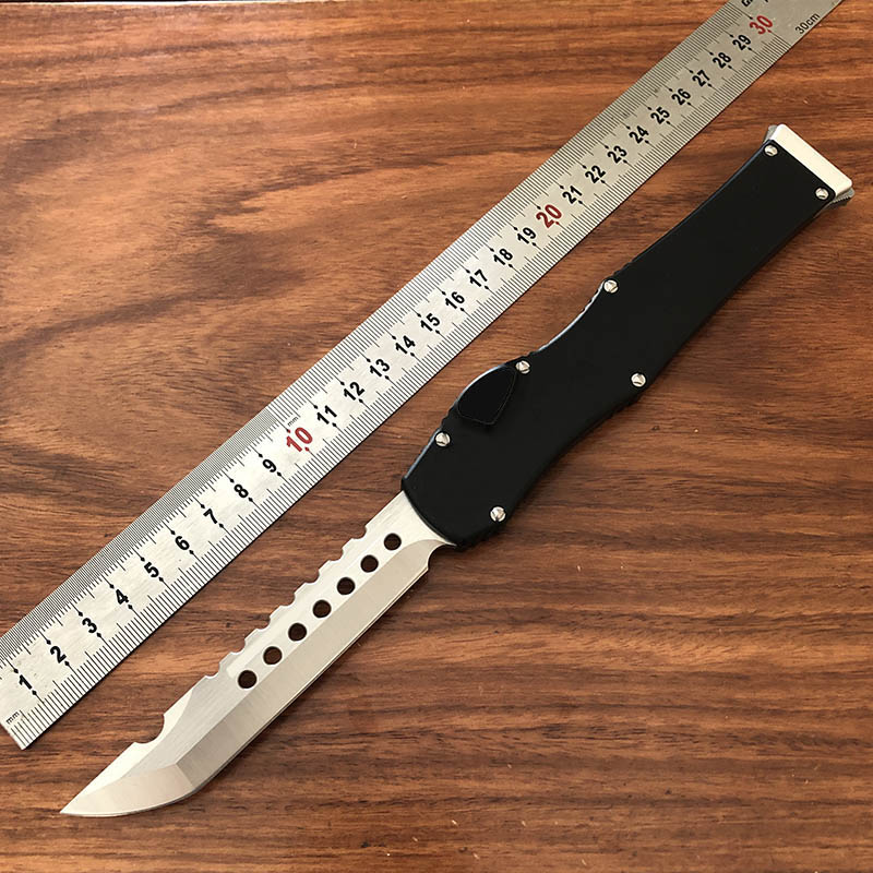 US Italian Style D2 Automatic Pocket Knife 150-10 Tanto Single Action Outdoor EDC Tool Survival Auto Folding Knives 9000 5370 3400 4600 UT85 UT88-image-609031724