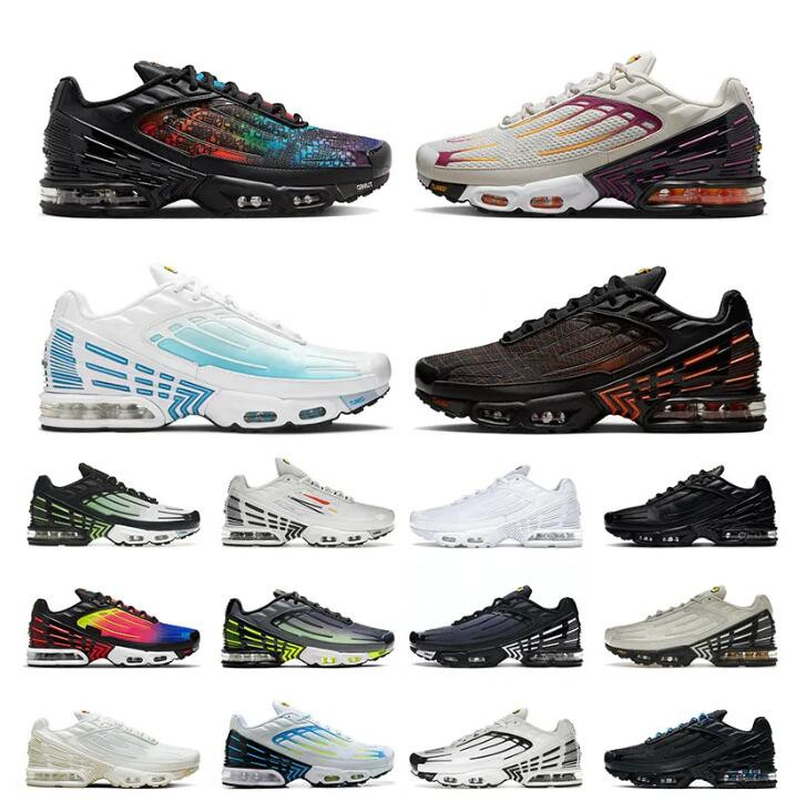 

Tuned Tn Plus 3 Womens Mens Running Shoes Top Fashion Tn3 Trainers Unity Bred Grey Mesh OG Black Red White Sneakers Laser Blue airsmx tns Atlanta Terrascape Big TN us 12