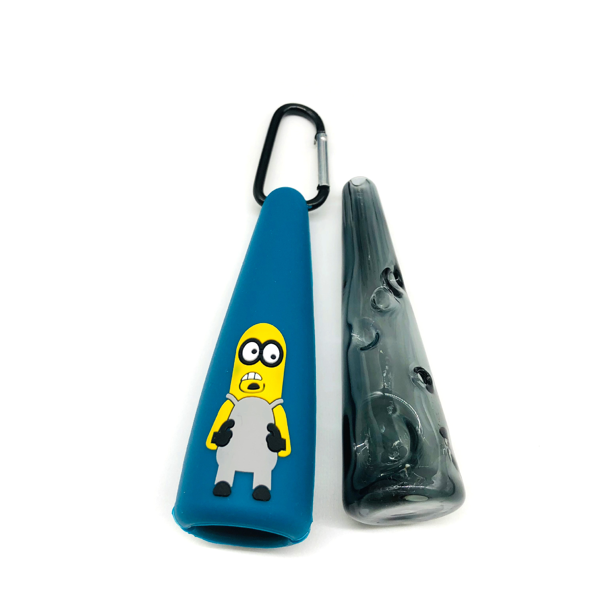 

4.7" Silicone Pipe pyramid shape hand smoking accessories honeybee water pipes Colorful Bong Food-grade silica gel