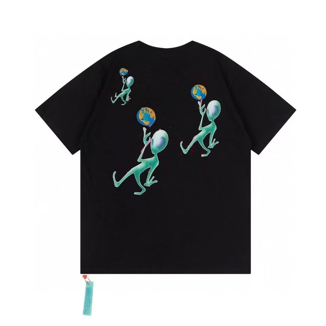 

T Shirt 2319 offs mens designer tshirt men shirts short sleeve cotton white shirt crew neck printing breathable tshirts mens fashion mens designer shirts t-shirts XL