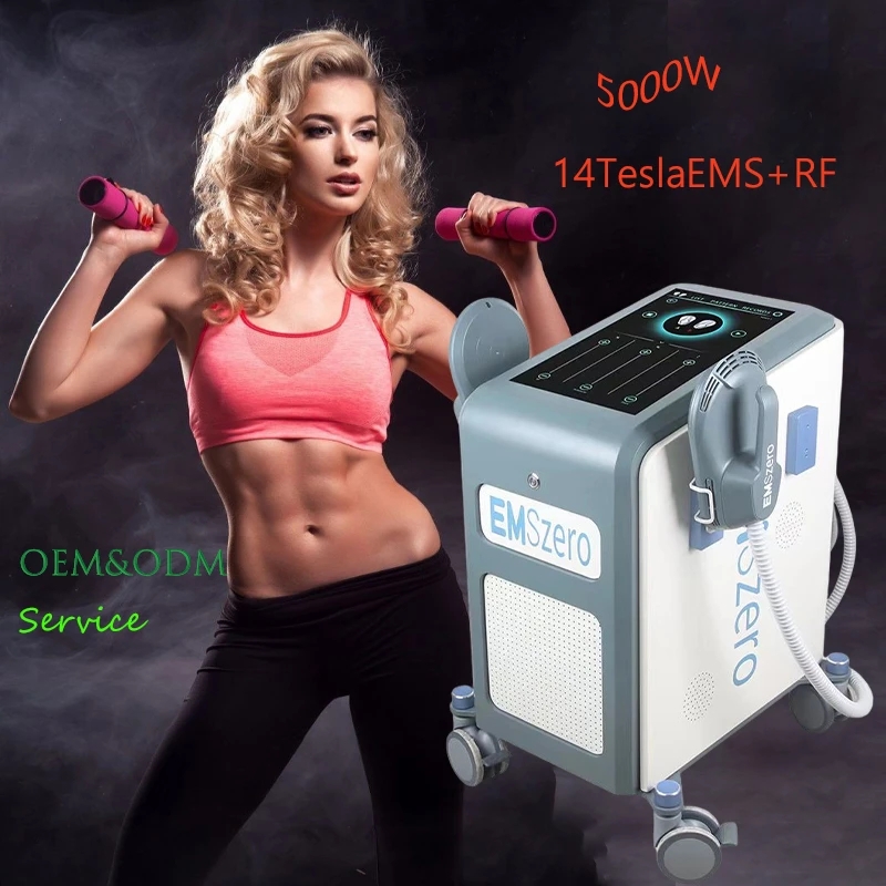 

RF Equipment 14 Tesla 5000W DLS- Emslim Neo NEO Stimulator HIEMT Body Shaping Loose Weight Sculpting Muscle Emszero Machine
