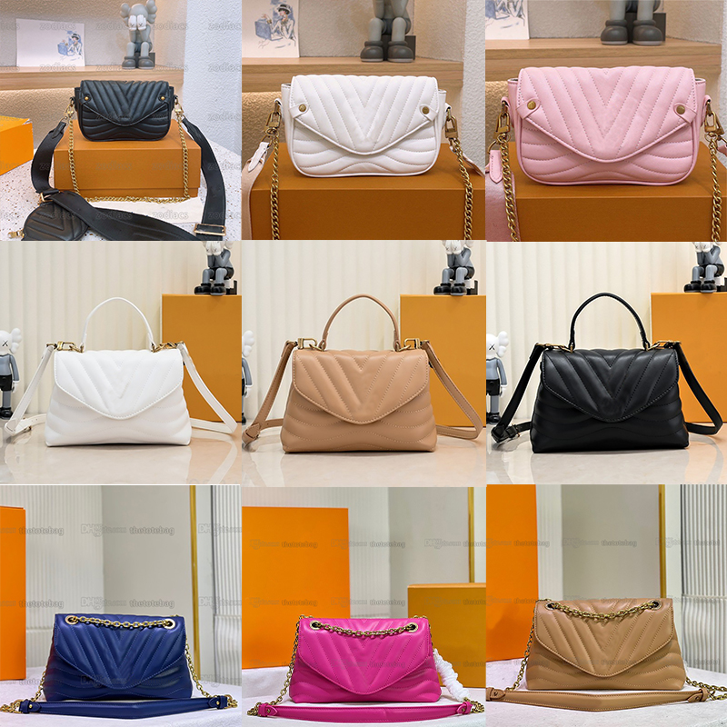New Wave Multi-Pochette Shoulder bag Crossbody Designer Womens Classic Fashion Smooth leather Purse Pouch Handbags Designer Bags Tote Handbag cha