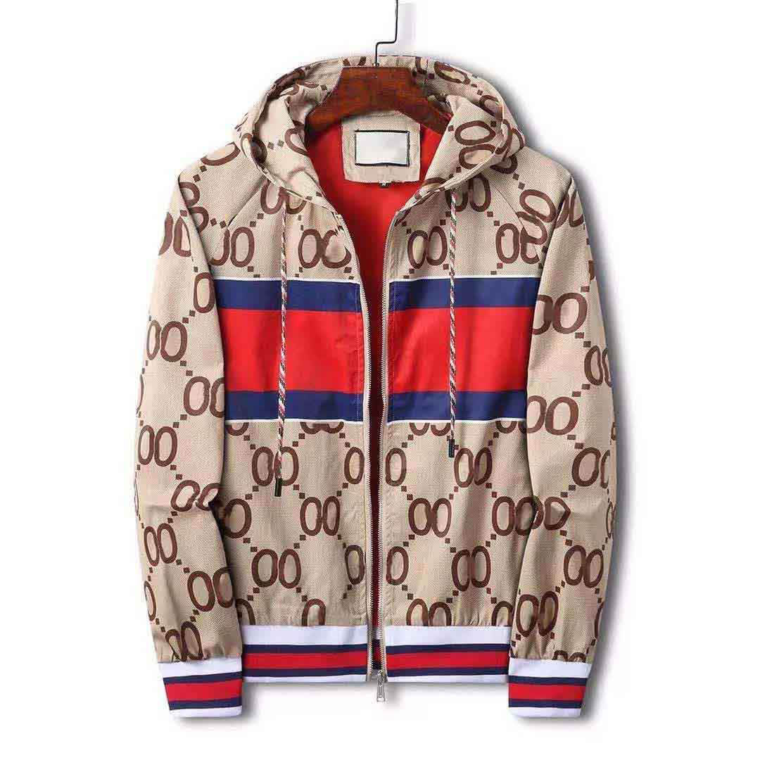 

Designer mens jacket spring autumn windrunner tee fashion hooded sports windbreaker casual zipper jackets clothing Asian size M-3XL