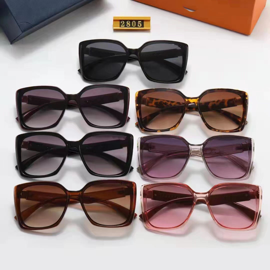 

Designer Womens Channel Slim Sunglasses Square Trendy Women's Sunscreen Versatile Foreign Temperament Polarized UV Proof Strong Light Ultra Light Glasses