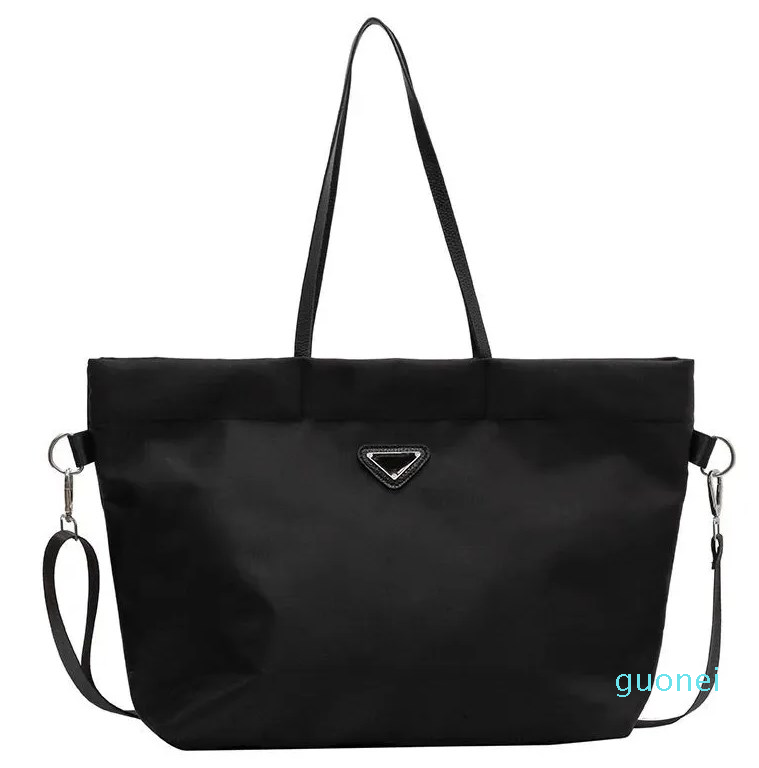 

Luxury Designer Brands Shopping Bags Women Triangle Label Waterproof Leisure Travel Bag Large Capacity Nylon Mommy Tote Ladies Shoulder Bag Handbag, 1# 49*31*16
