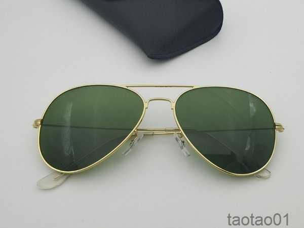 

Style Men Sunglasses Frame Double Bridge Design 58mm Glass Masculino Gafas Boxes Accessoriesncms