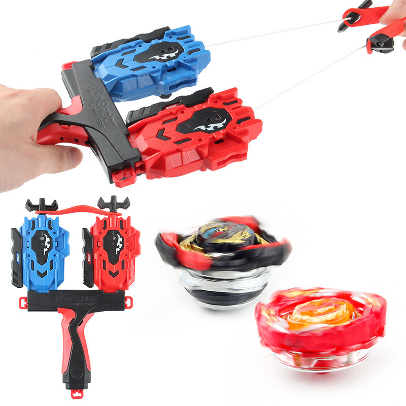 

Beyblades Launchers Dual transmitter for beyblade left right and bidirectional wire transmitter blade burst accessory gyroscope transmitter classic toy 230406