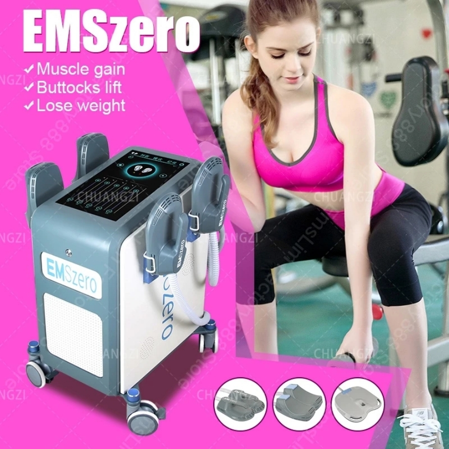 

DLS-EMSLIM 4Handles Neo Ems Heated Fems Body SlimCulpting Emszero Muscle Stimulator 13 Tesla Novasculpt
