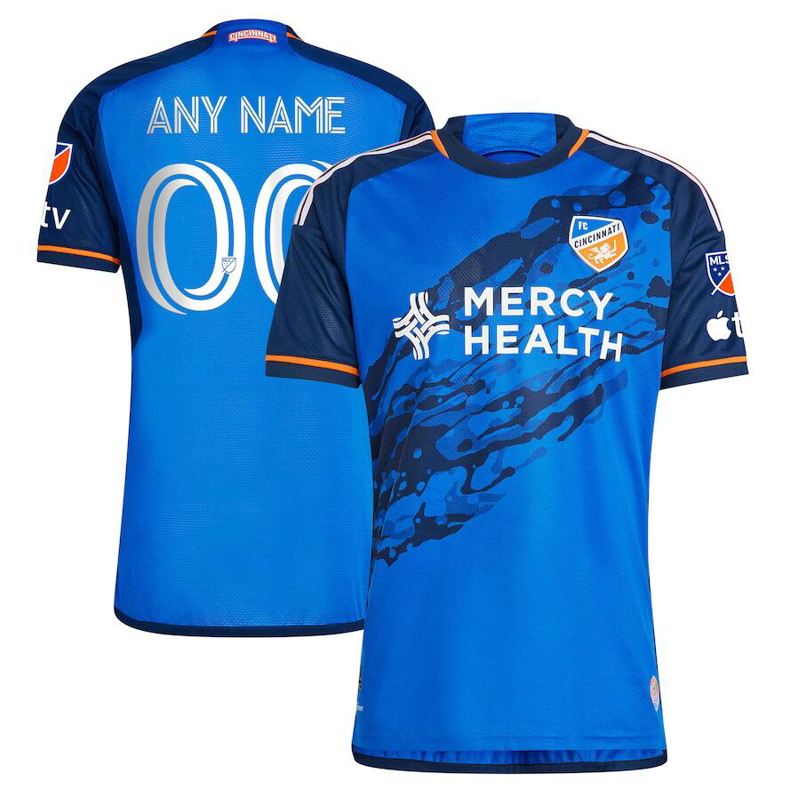 

Soccer Jerseys MLS FC Cincinnati Acosta Angulo Arias Badji Barreal Gaddis Kann Kubo Moreno Mosquera Nwobodo Powell Santos Brenner Vazquez Vermeer, Picture
