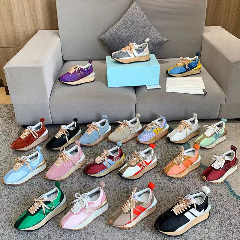 

curb sneakers Casual Shoes arpege spoiler Bumpr Trainers Ladies Nylon cowhide Vintage Effect for mens Womens Low Platform Runner Catwalk Thick Wedge Bottom, 20