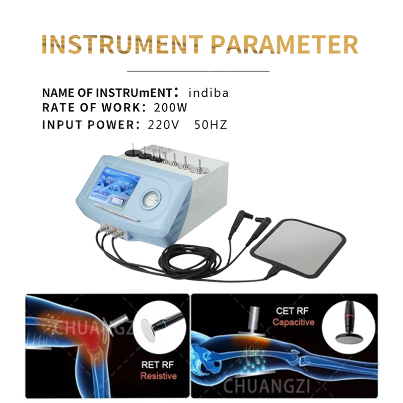 

INDIBA home beauty instrument Deep Beauty Body Slimming Machine Face Lift Devices RF High Frequency 448KHZ Spain Technology