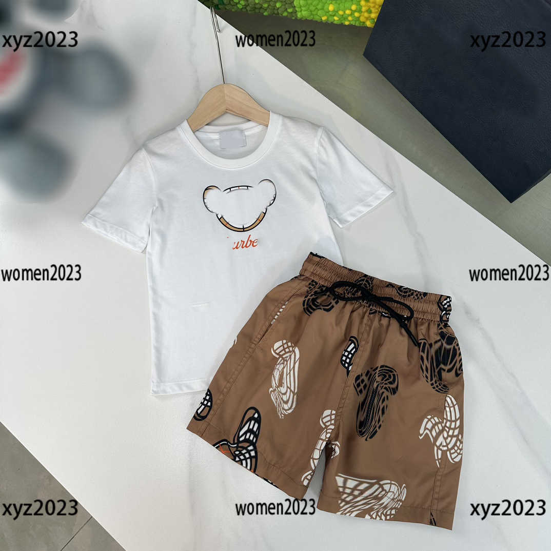 

KIds Clothes baby Sets Summer Brother and sister suit Size 100- CM 2pcs Round neck T-shirt and Shorts or skirts New product April04, #1