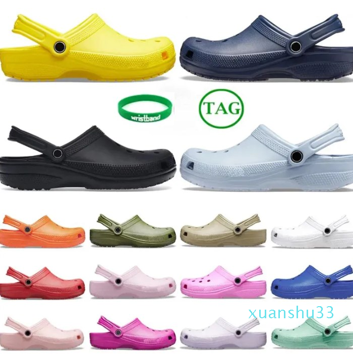 

Sandals for Men Women Slides Designer Sandale Classic Triple Black White Red Soft Pink Light Blue Mens Waterproof Shoes Nursing Hospital Slippers Slide, 13