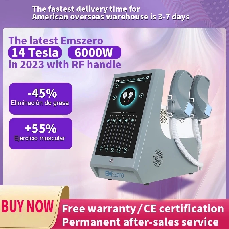 

Other Beauty Equipment Ems Neo HI-EMT Machine 14 Tesla Muscle Body Sculpting Removal Fat Loss Max Pro Emt Focused 4 Handles