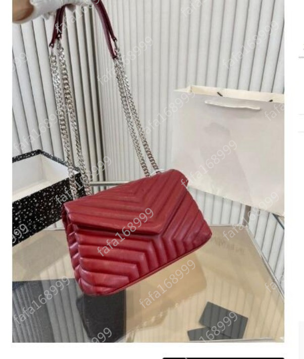 

Fashion Handbags Shoulder Luxurys Designer Bags metal chain gold silver women Handbag Genuine Leather bag Flip cover diagonal Messenger Crossbody Handbag Purse, Grey