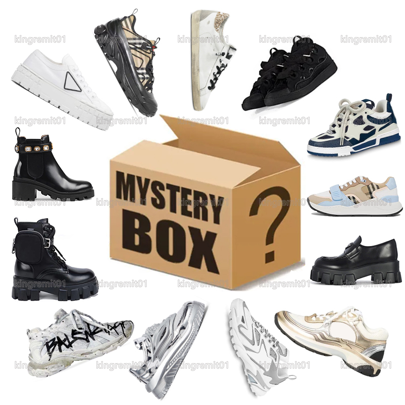 Christmas Mystery Box Chaussures Designer Femme Chaussons Homme Baskets Coffret Surprise Super Offre Plusieurs Paires Envoi Aléatoire