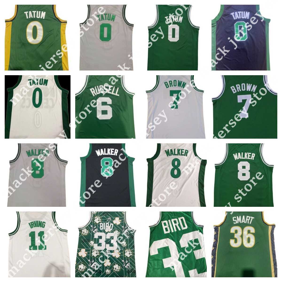 

Basketball Jerseys Jayson 0 Tatum Jaylen 7 Brown Marcus Smart 5 Kevin Garnett 34 Paul Pierce Bostons Celtices Ray Allen White 2022 2023 City Shirt Green Edition Jersey, As pic