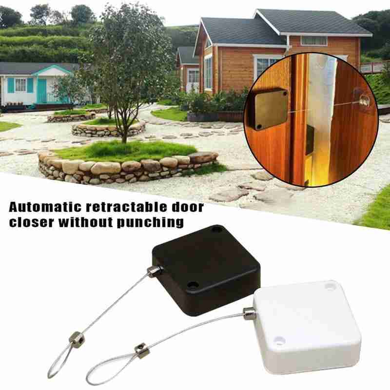 

Door Catches Automatic Door Closers 500g-1200g No Punch Soft Closers For Sliding Glass Doors Tension Door Closers