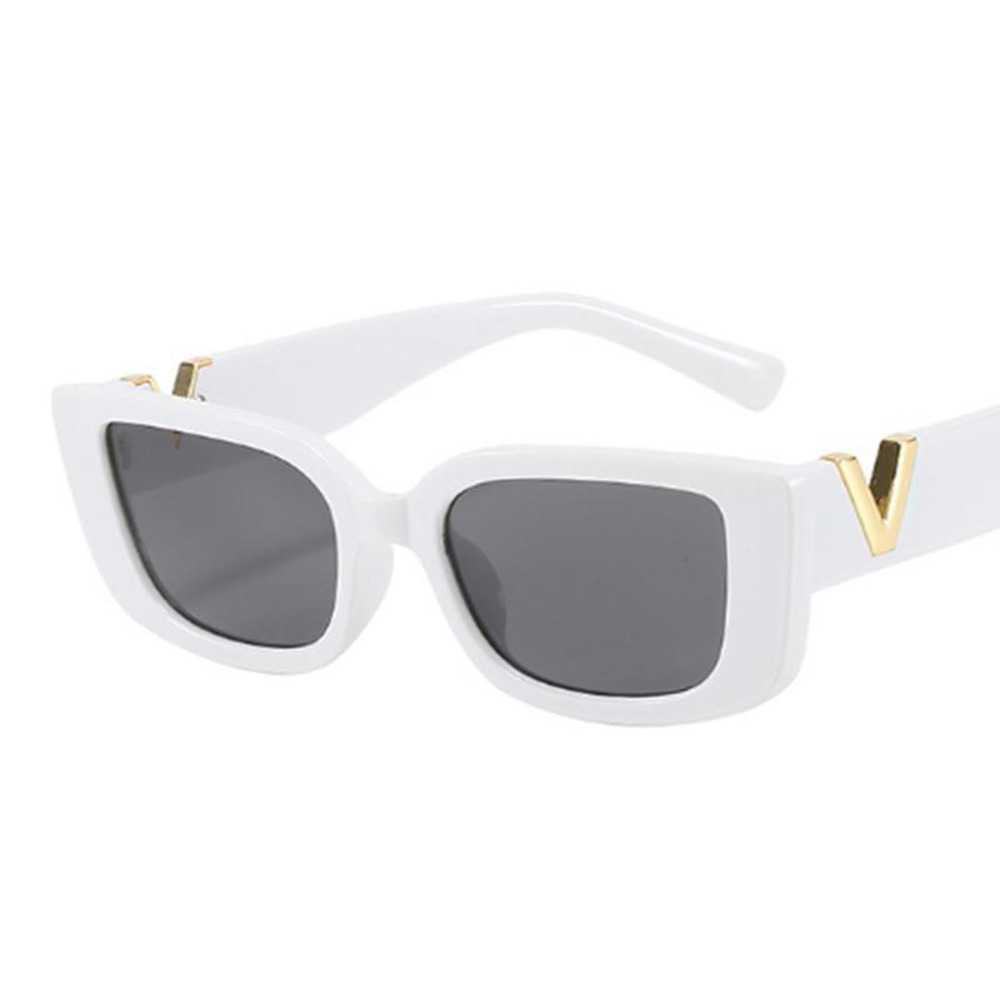 

2022 Sunglasses Retro Rectangle Women Designer Vintage Small Frame Sun Glasses Ladies Classic Black Square Oculos De SolSunglasses