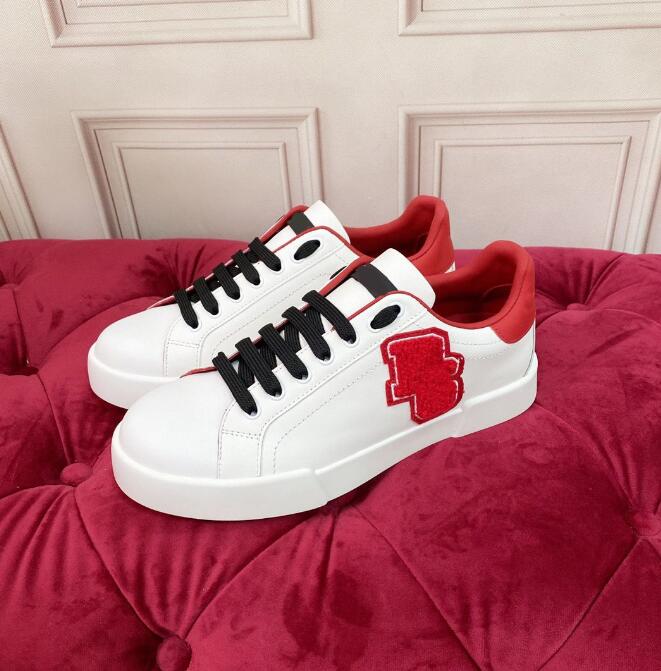 

2023 dolce & gabbana set up men's shoes designer casual shoes calfskin sneakers sneakers luxury DG white leather brand comfortable casual walking sneakers., Champagne