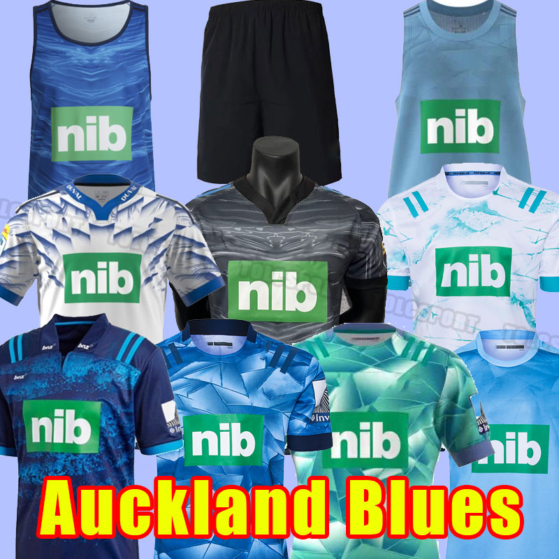 

Auckland Blues Rugby jerseys training vest pants shorts 18 19 20 21 22 23 2021 2022 2023 home away S-5XL size, As shown