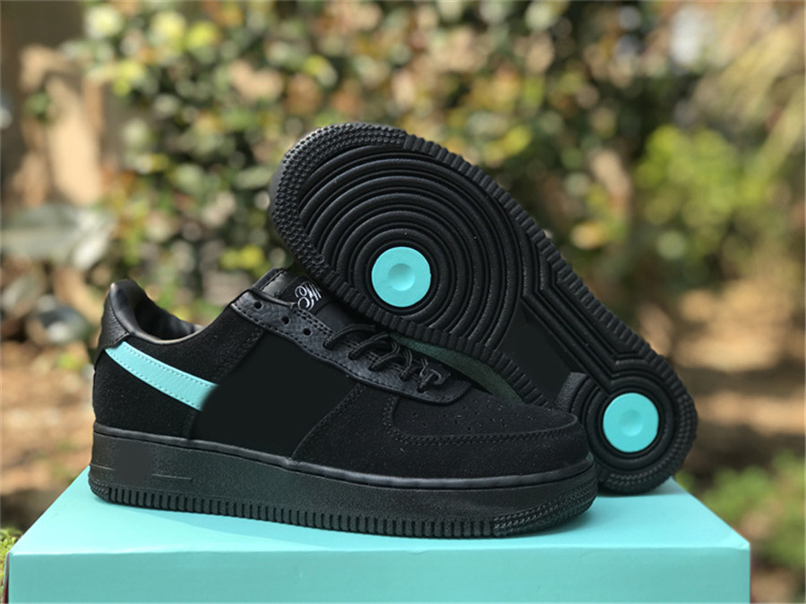 

2023 Release TiffanyCo 1 Low SP Shoes 1837 Forces Blue Black Multi Color Leather Suede Men Women Outdoor Sports Sneakers DZ1382-001 With Original Box Extralaces US4-13, Customize
