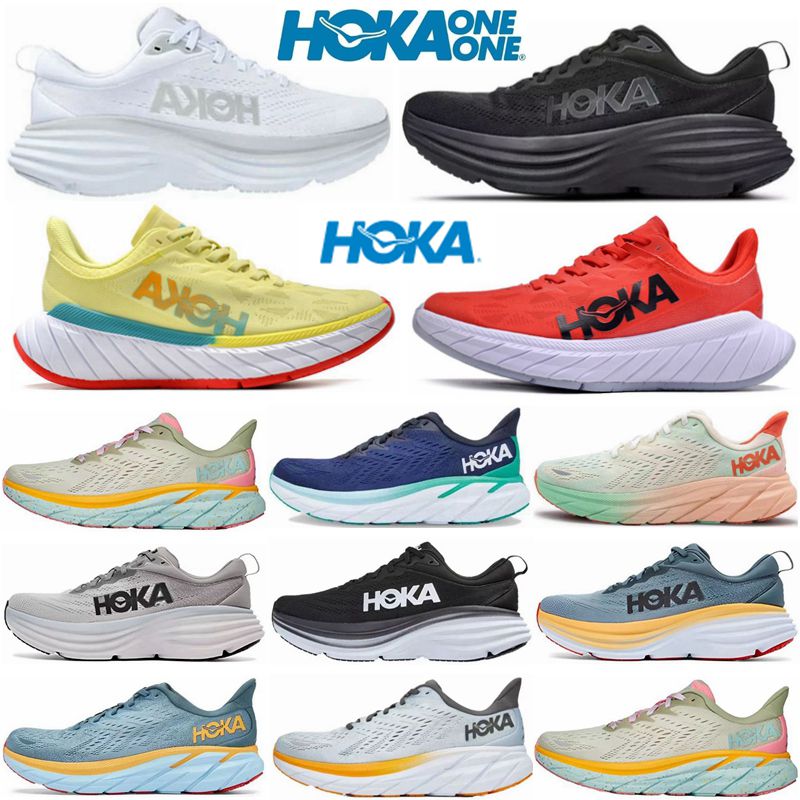 

HOKA ONE ONE Clifton 8 Running shoes Women Men Athletic Shoe Shock Absorbing Road Fashion Mens Womens Sneakers highway climbing 2022 online Size 36-45, 11