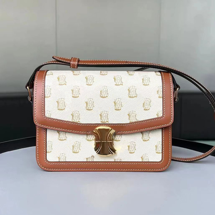 

2023 Teen triomphe celins purses baguette bags Luxury Designer tote Women's men leather clutch Bag handbag crossbody envelope Woman High quality travel Shoulder bag, Pink